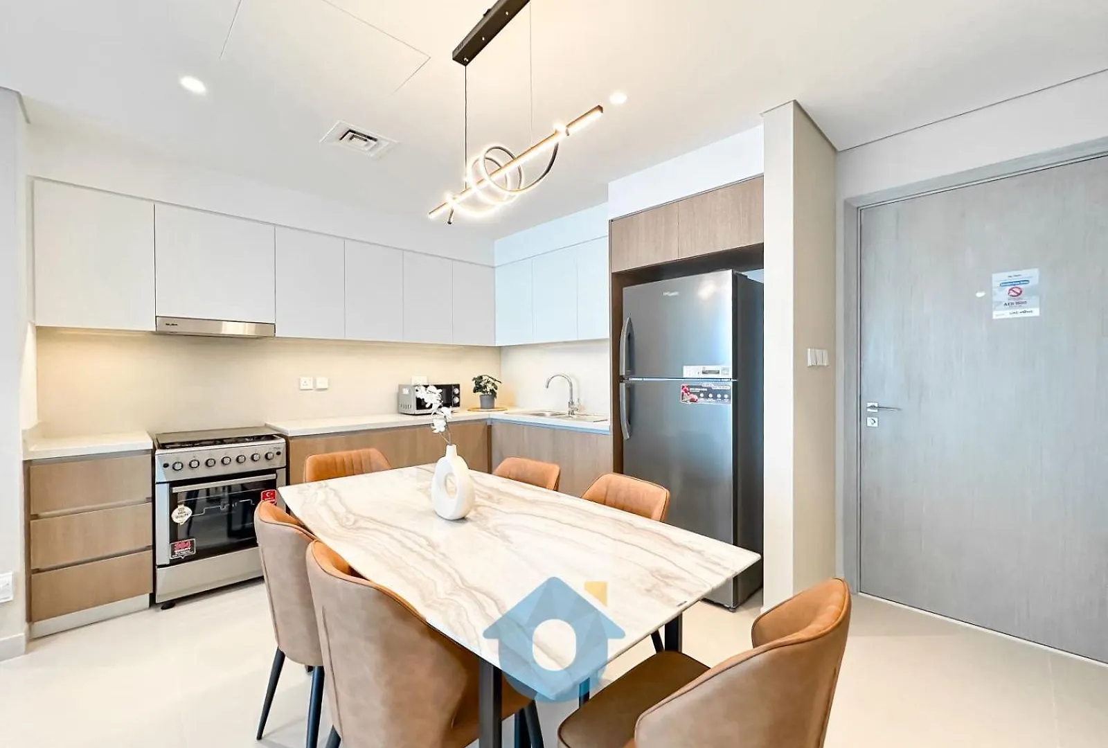 Like Home - 4007 Experience 2Bhk Luxury Living In The Grand Creek Harbour 迪拜 公寓