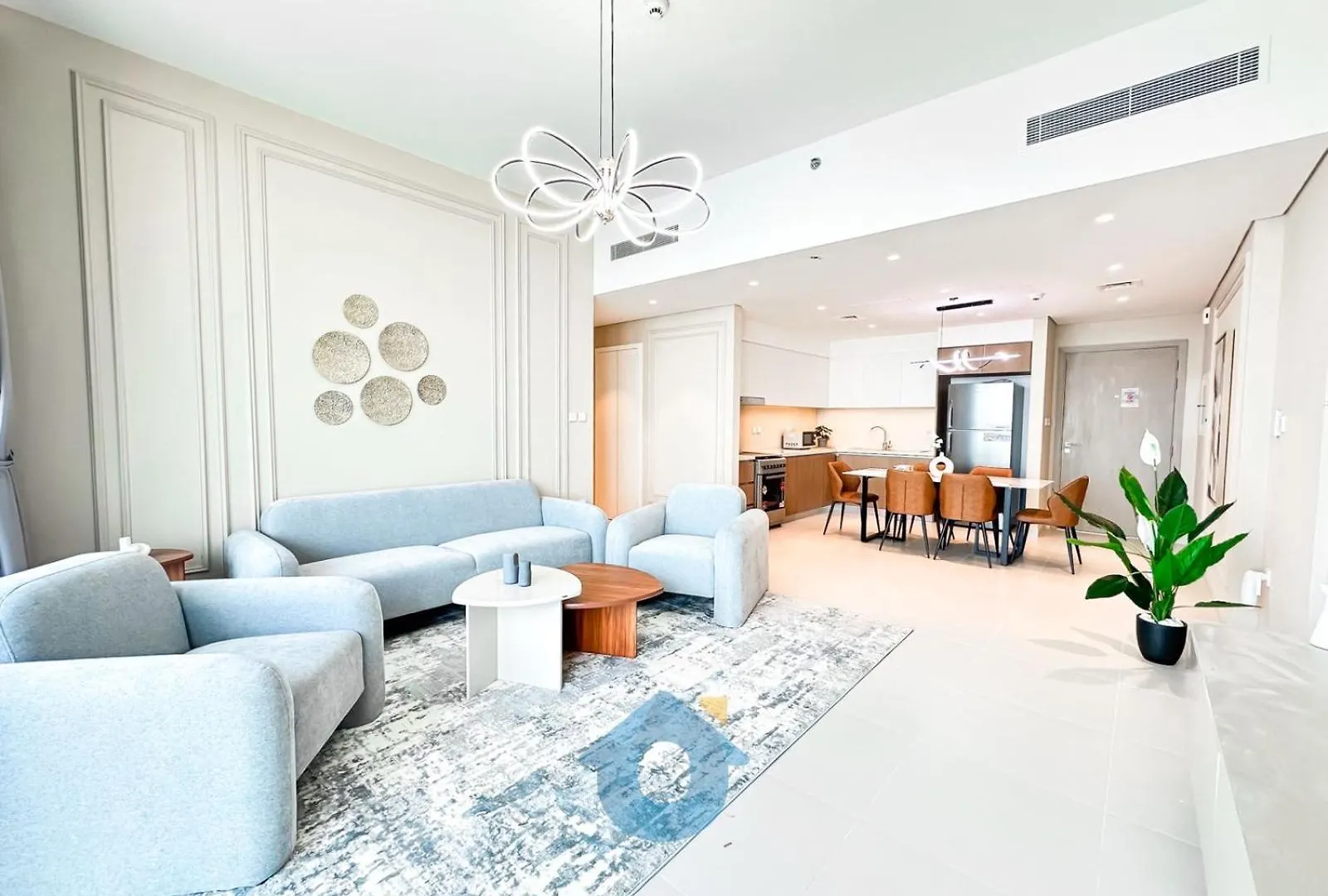 Like Home - 4007 Experience 2Bhk Luxury Living In The Grand Creek Harbour 迪拜 公寓